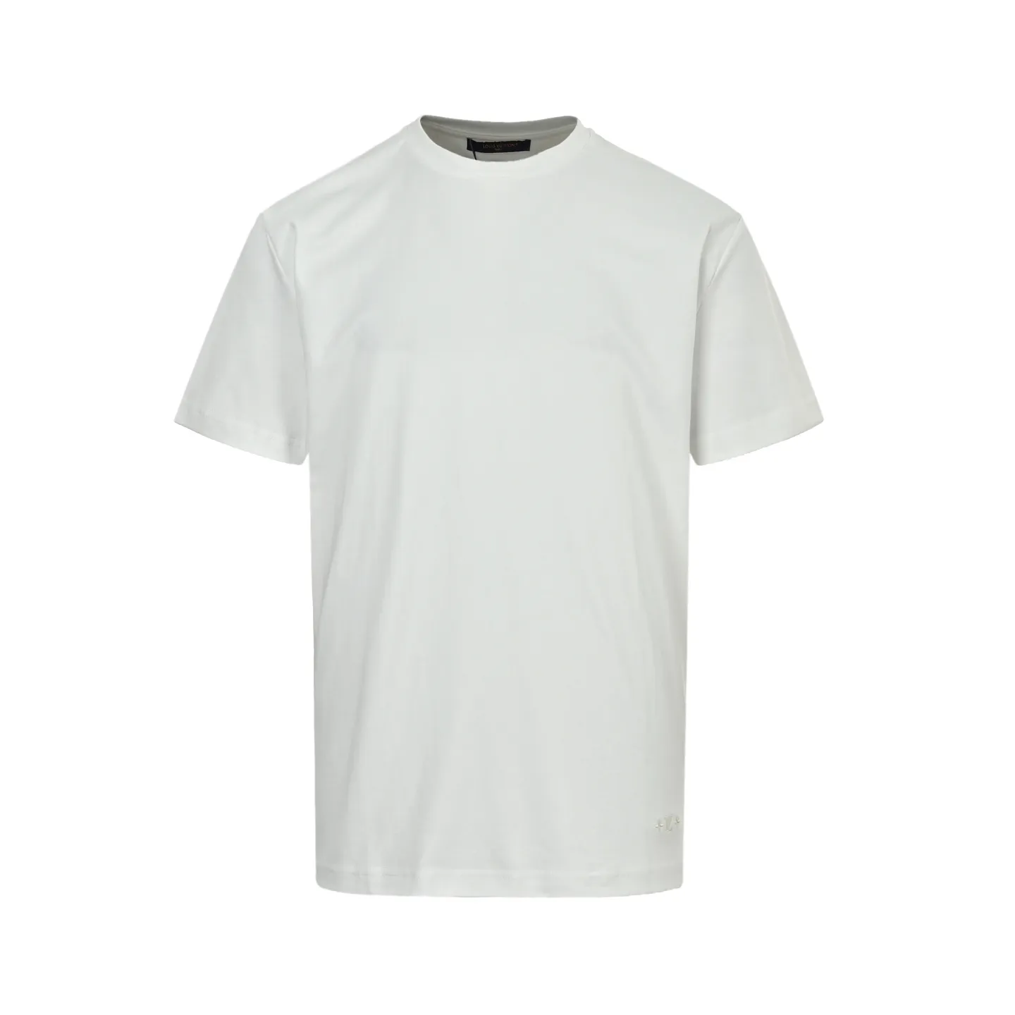 Louis Vuitton/Louis Vuitton three-flower embroidery logo embroidered short sleeves